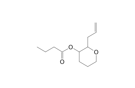 3-Butanoyloxy-2-(2-propenyl)tetrahydropyran
