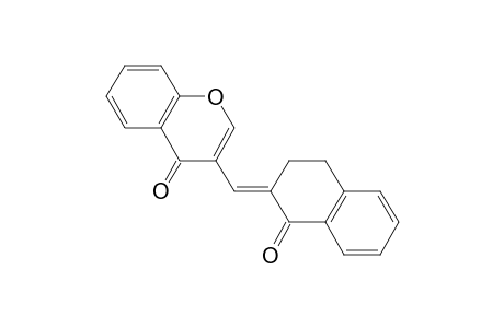 3-([1-oxo-3,4-Dihydronaphthalen-2-ylidene]methyl)chromen-4-one