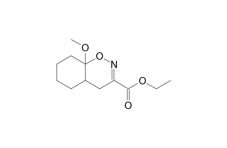 Ethyl 8a-methoxy-4a,5,6,7,8,8a-hexahydro-4H-benzo[e]-1,2-oxazine-3-carboxylate