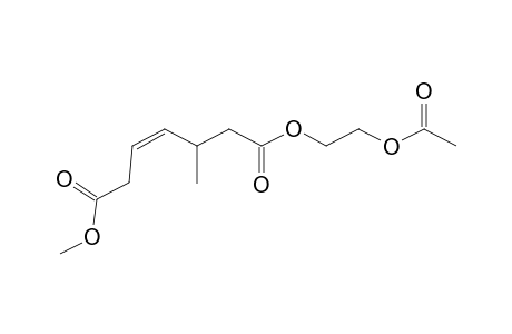 O7-(2-ACETOXYETHYL)-O1-METHYL-(3Z)-5-METHYL-3-HEPTENEDIOATE