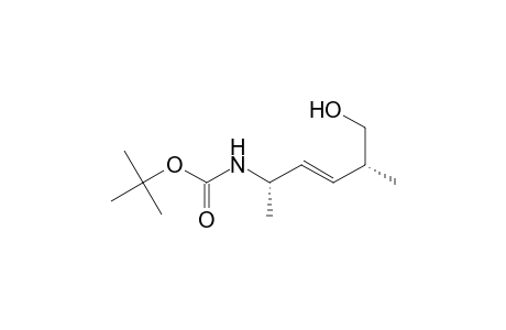 N-[(E,1S,4R)-5-hydroxy-1,4-dimethyl-pent-2-enyl]carbamic acid tert-butyl ester