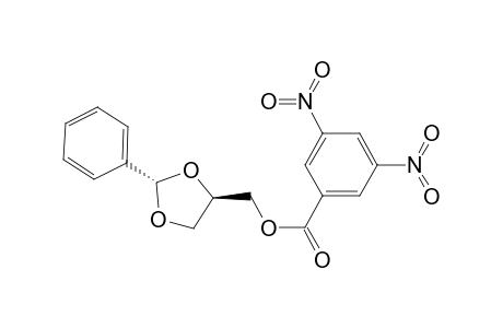 1,3-Dioxolane-4-methanol, 2-phenyl-, 3,5-dinitrobenzoate, (2S-trans)-
