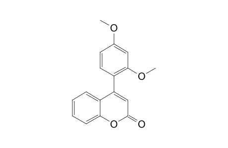 4-(2,4-DIMETHOXYPHENYL)-2H-1-BENZOPYRAN-2-ONE