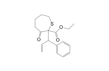 Ethyl 3-Oxo-2-(1-phenylprop-2-enyl)thiepane-2-carboxylate