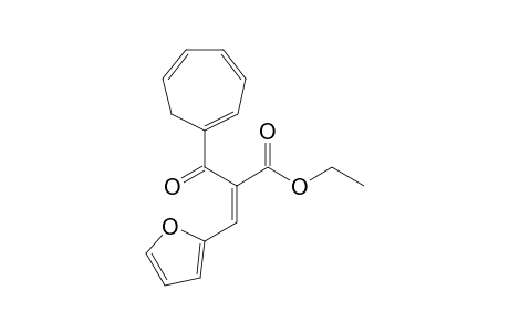 (E)-2-(cyclohepta-1,3,5-triene-1-carbonyl)-3-(2-furyl)acrylic acid ethyl ester