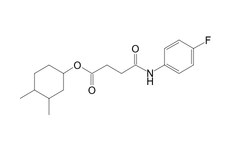 (3,4-dimethylcyclohexyl) 4-[(4-fluorophenyl)amino]-4-oxidanylidene-butanoate