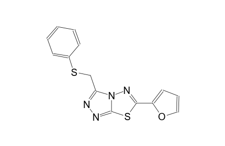 6-(2-furyl)-3-[(phenylsulfanyl)methyl][1,2,4]triazolo[3,4-b][1,3,4]thiadiazole