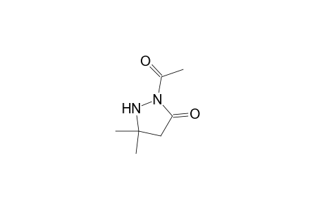 2-Acetyl-5,5-dimethylpyrazolidin-3-one