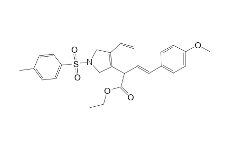 (E)-ethyl 4-(4-methoxyphenyl)-2-(1-tosyl-4-vinyl-2,5-dihydro-1H-pyrrol-3-yl)but-3-enoate