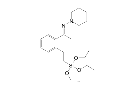 (E)-piperidino-[1-[2-(2-triethoxysilylethyl)phenyl]ethylidene]amine