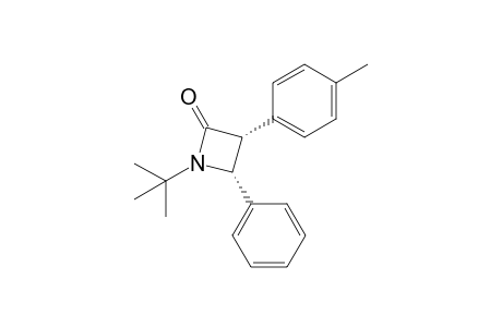 cis-1-tert-Butyl-4-phenyl-3-p-tolylazetidin-2-one