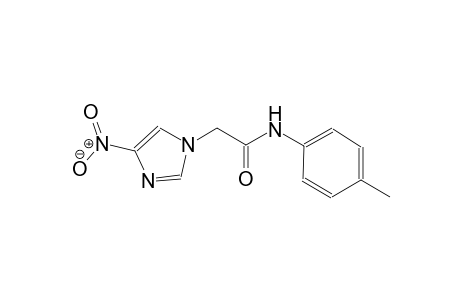 N-(4-methylphenyl)-2-(4-nitro-1H-imidazol-1-yl)acetamide