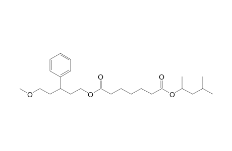 Pimelic acid, 5-methoxy-3-phenylpentyl 4-methylpent-2-yl ester