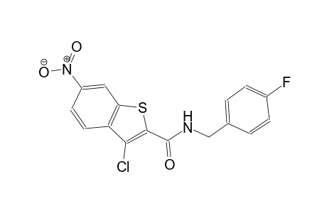 3-chloro-N-(4-fluorobenzyl)-6-nitro-1-benzothiophene-2-carboxamide