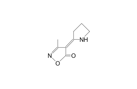 3-Methyl-4-(2-pyrrolidinylidene)-isoxazol-5(4H)-one