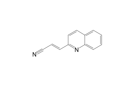 (E)-3-(2-quinolinyl)-2-propenenitrile
