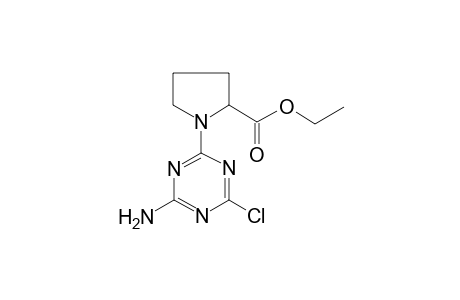 1-(4-Amino-6-chloro-[1,3,5]triazin-2-yl)-pyrrolidine-2-carboxylic acid ethyl ester