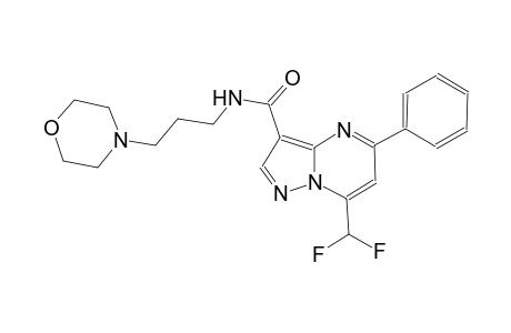 7-(difluoromethyl)-N-[3-(4-morpholinyl)propyl]-5-phenylpyrazolo[1,5-a]pyrimidine-3-carboxamide
