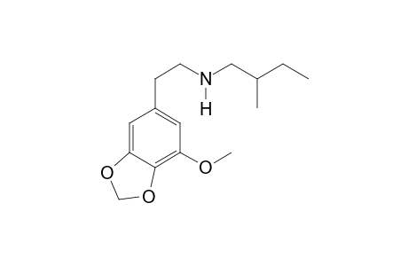 N-(2-Methylbutyl)-3-methoxy-4,5-methylenedioxyphenethylamine