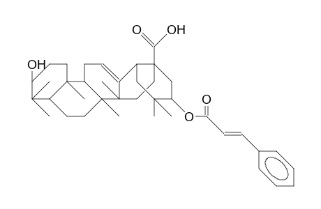 3.beta.-Hydroxy-21.beta.-E-cinnamoyloxyolean-12-en-28-oic-acid