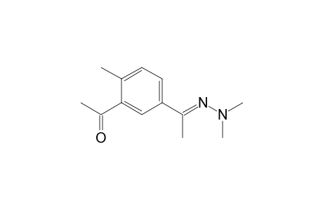 Ethanone, 1-(3-acetyl-4-methylphenyl)-, 1-(dimethylhydrazone)