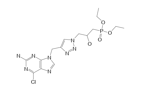 DIETHYL-3-[4-[(2-AMINO-6-CHLORO-9H-PURIN-9-YL)-METHYL]-1H-1,2,3-TRIAZOL-1-YL]-2-HYDROXYPROPYLPHOSPHONATE