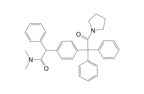 N,N-Dimethyl-2-(4-[2-oxo-1,1-diphenyl-2-(1-pyrrolidinyl)ethyl]phenyl)-2-phenylacetamide