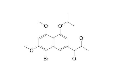 REL-(1R,2S)-1-(8-BROMO-4-ISOPROPOXY-5,7-DIMETHOXYNAPHTHALEN-2-YL)-PROPANE-1,2-DIOLE