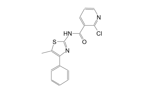 2-chloro-N-(5-methyl-4-phenyl-1,3-thiazol-2-yl)nicotinamide