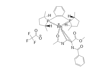 [RH-[1,2-BIS-[(2R,5R)-2,5-DIETHYLPHOSPHALANO]-BENZENE]]-TRIFLATE-WITH-LABELED-SUBSTRATE-7B;BOUND-SUBSTRATE