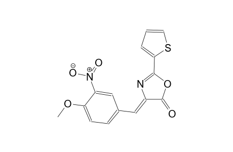 (4Z)-4-(4-methoxy-3-nitrobenzylidene)-2-(2-thienyl)-1,3-oxazol-5(4H)-one