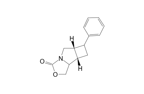 (5SR,6SR,8SR,9RS)-1-Aza-3-oxa-8-phenyltricyclo[5.3.0.0(6,9)]decan-2-one