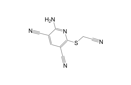 2-amino-6-[(cyanomethyl)sulfanyl]-3,5-pyridinedicarbonitrile