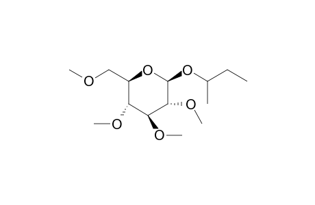 (+-)-sec-Butyl 2,3,4,6-tetra-methyl-.beta.,D-glucopyranoside isomer