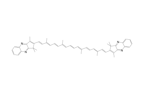 1H-Cyclopenta[b]quinoxaline, 2,2'-(3,7,12,16-tetramethyl-1,3,5,7,9,11,13,15,17-octadecanonaene-1,18-diyl)bis[1,1,3-trimethyl-, (all-E)-