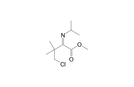 Methyl 4-Chloro-2-(N-isopropylimino)-3,3-dimethyl-butanoate