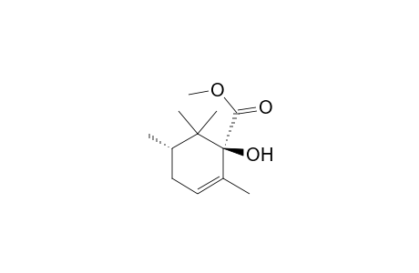 Methyl (1S,5S)-1-hydroxy-2,5,6,6-tetramethylcyclohex-2-ene-1-carboxylate