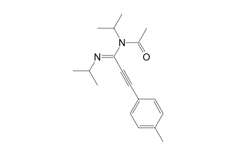 N-isopropyl-N-(1-(isopropylimino)-3-p-tolylprop-2-ynyl)acetamide