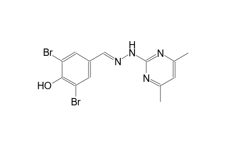 3,5-dibromo-4-hydroxybenzaldehyde (4,6-dimethyl-2-pyrimidinyl)hydrazone