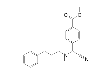 Methyl 4-[Cyano(3-phenylpropylamino)methyl]benzoate
