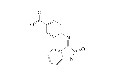 4-{[2-oxo-1H-Indol-3-ylidene]amino}benzoic acid