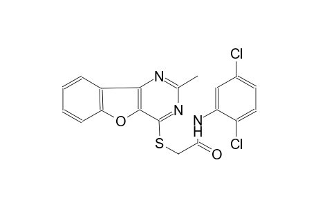 N-(2,5-dichlorophenyl)-2-[(2-methyl[1]benzofuro[3,2-d]pyrimidin-4-yl)sulfanyl]acetamide