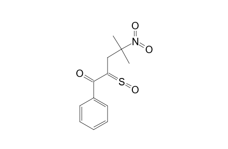 4-METHYL-4-NITRO-1-PHENYL-2-THIOXOPENTAN-1-ONE-S-OXIDE