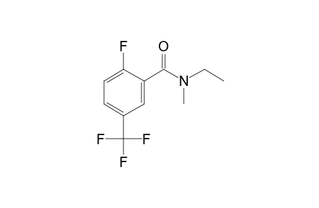 Benzamide, 2-fluoro-5-trifluoromethyl-N-methyl-N-ethyl-