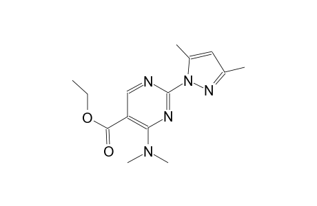 ethyl 4-(dimethylamino)-2-(3,5-dimethyl-1H-pyrazol-1-yl)-5-pyrimidinecarboxylate