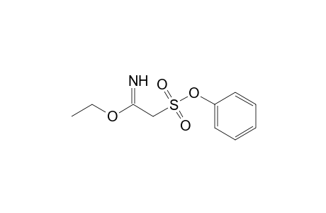 2-Phenoxysulfonylacetimidic acid ethyl ester
