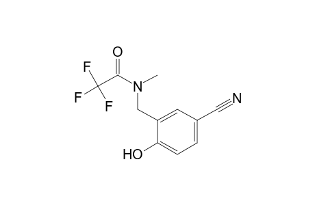 Acetamide, N-[(5-cyano-2-hydroxyphenyl)methyl]-2,2,2-trifluoro-N-methyl-