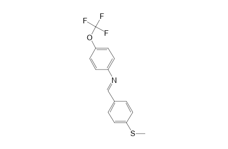 N-((E)-[4-(Methylsulfanyl)phenyl]methylidene)-4-(trifluoromethoxy)aniline