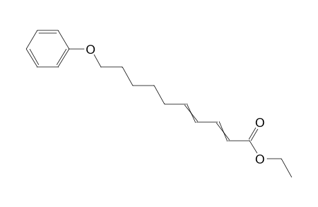 Ethyl 10-phenoxy-2,4-decadienoate