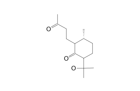 3-METHYL-6-(1-HYDROXY-1-METHYLETHYL)-2-(3-OXOBUTYL)-CYCLOHEXANONE